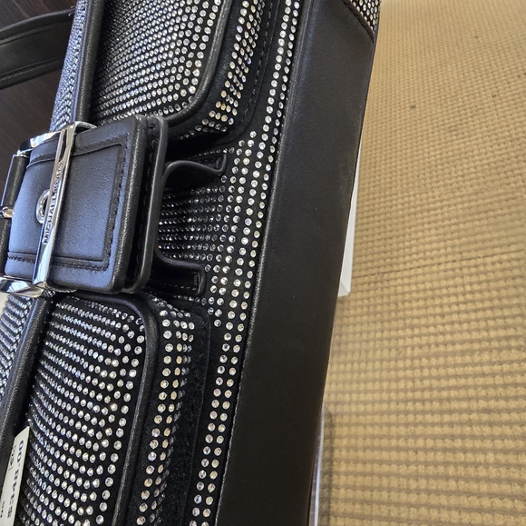 Michael Kors Black and Silver Shoulder Bag - Picture 5 of 7